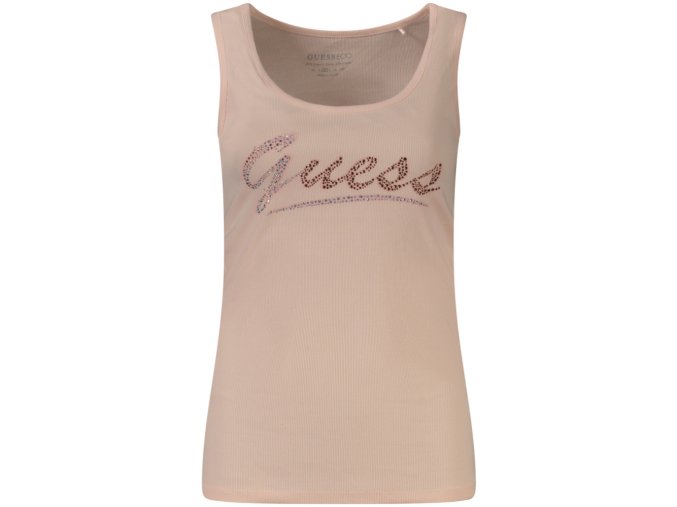 GUESS JEANS Perfektný Dámsky Top Ružová