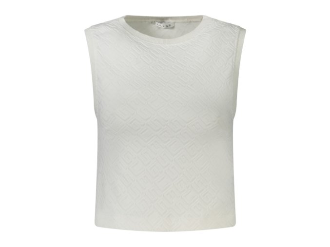 GUESS JEANS Guess Jeans Top Donna Bianco