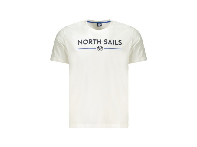 North Sails Perfektné Pánske Tričko Krátky Rukáv Biela (Veľkosť S, Farba Biela)