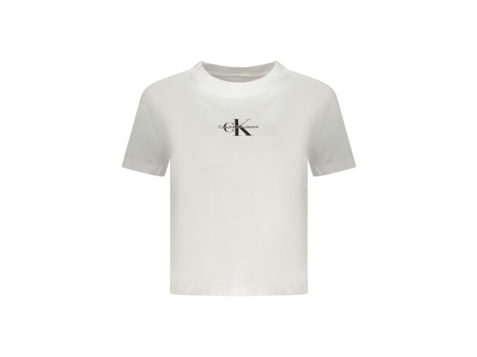 Calvin Klein Perfektné Dámske Tričko Krátky Rukáv Biela (Veľkosť XL, Farba Biela)
