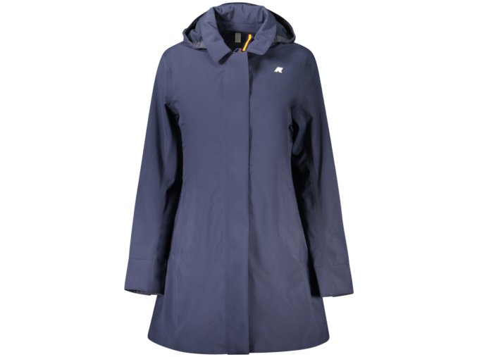 K-WAY K Way Trench Donna Blu (Veľkosť S, Farba modrá)