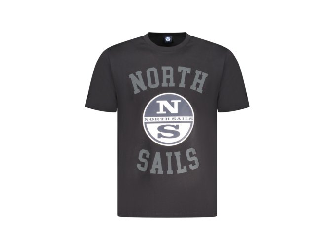 North Sails Perfektné Pánske Tričko Krátky Rukáv Čierna