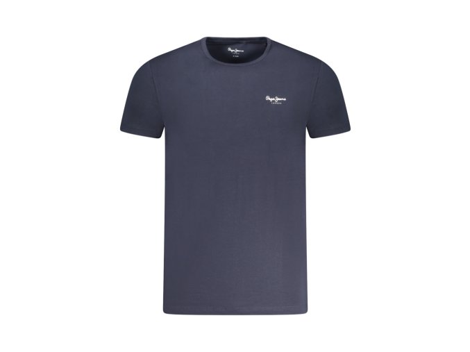 Pepe Jeans Perfektné Pánske Tričko Krátky Rukáv Modrá