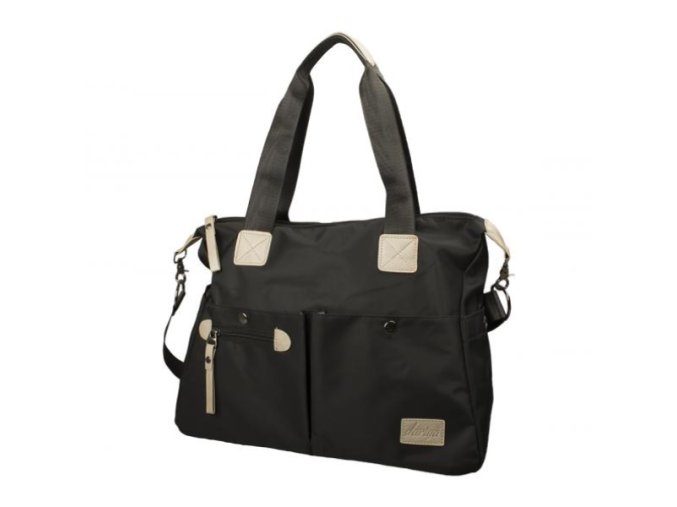 Veľká Elegantná Kabelka cez rameno dariya® 40x30x16cm čierna