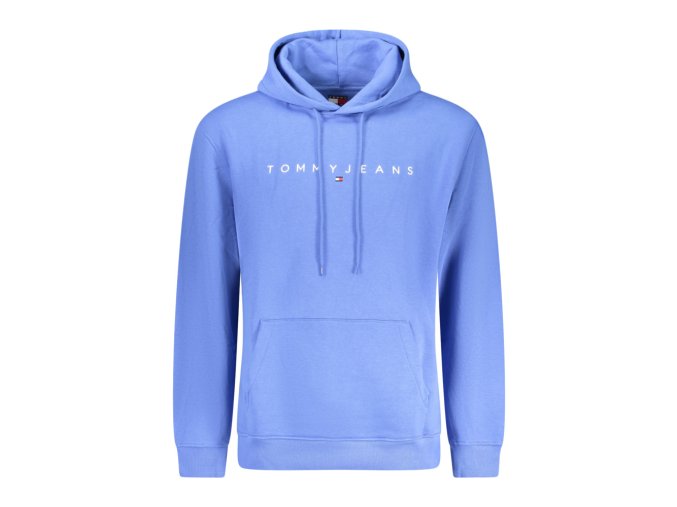 Pánska Mikina bez zipsu Tommy Hilfiger Modrá (Veľkosť M, Farba modrá)