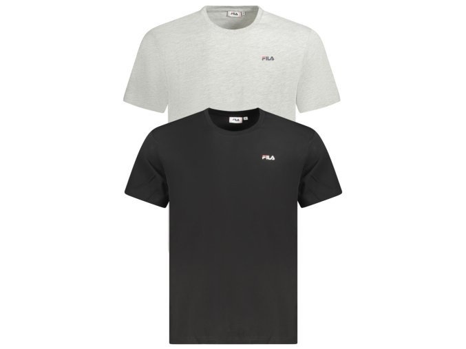 Fila Perfektné Pánske Tričko Krátky Rukáv Čierna (Veľkosť S, Farba čierna)