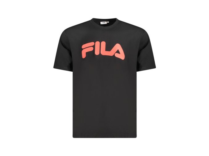 Fila Perfektné Pánske Tričko Krátky Rukáv Čierna (Veľkosť S, Farba čierna)