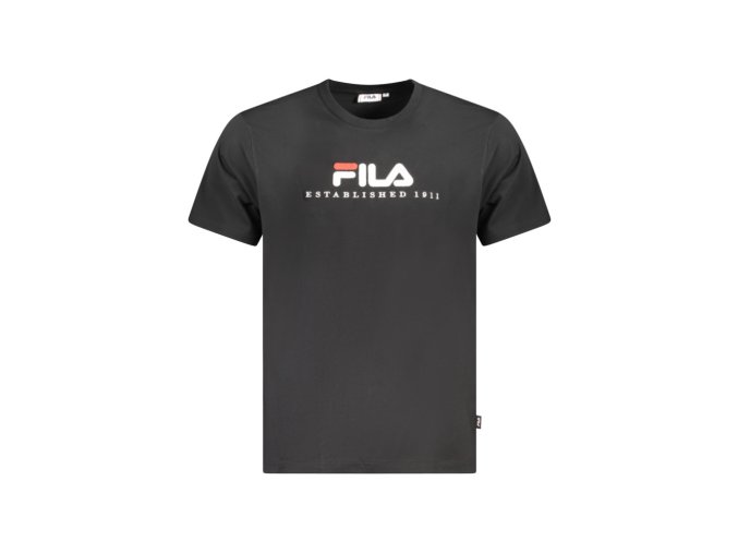 Fila Perfektné Pánske Tričko Krátky Rukáv Čierna