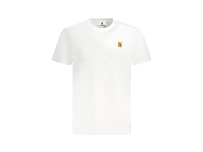 MARINA MILITARE Perfektné Pánske Tričko Krátky Rukáv Biela (Veľkosť 2XL, Farba Biela)