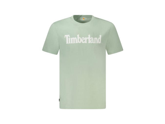 Timberland Perfektné Pánske Tričko Krátky Rukáv Zelená (Veľkosť S, Farba zelená)
