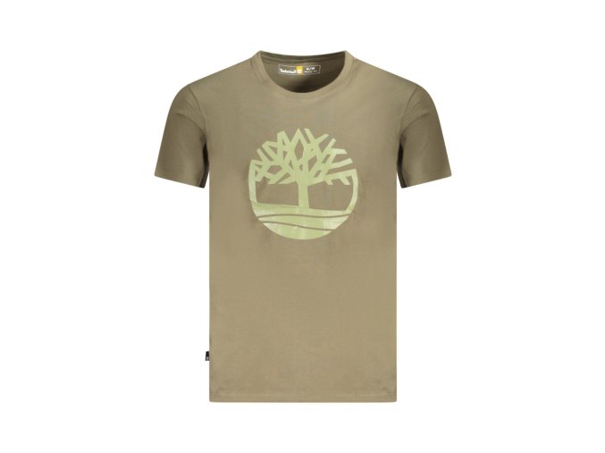 Timberland Perfektné Pánske Tričko Krátky Rukáv Zelená (Veľkosť S, Farba zelená)