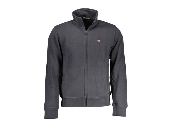 Pánska Mikina na zips Napapijri Čierna (Veľkosť S, Farba čierna)