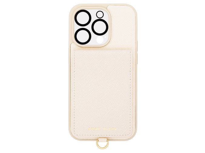 Kryt Anne Klein pre iPhone 14 Pro Max krémový WK/4016IVIV14PROMAX