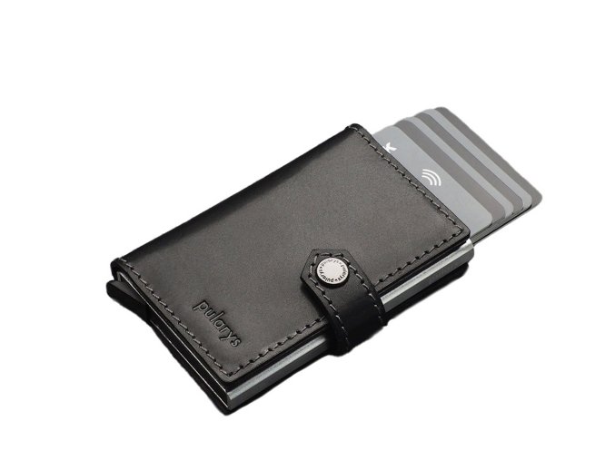 Pularys Pánska kožená peňaženka Easy Black 210314101