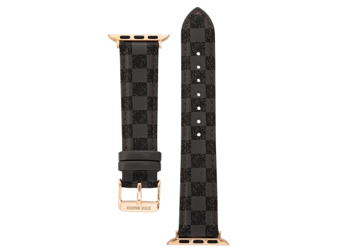 Steve Madden Remienok pre Apple Watch s logom sivý 38/40/41 mm