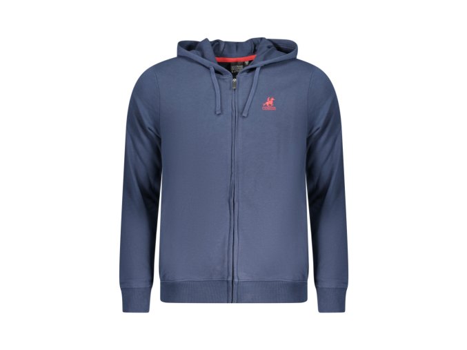Pánska Mikina na zips U.S. GRAND POLO Modrá (Veľkosť S, Farba modrá)