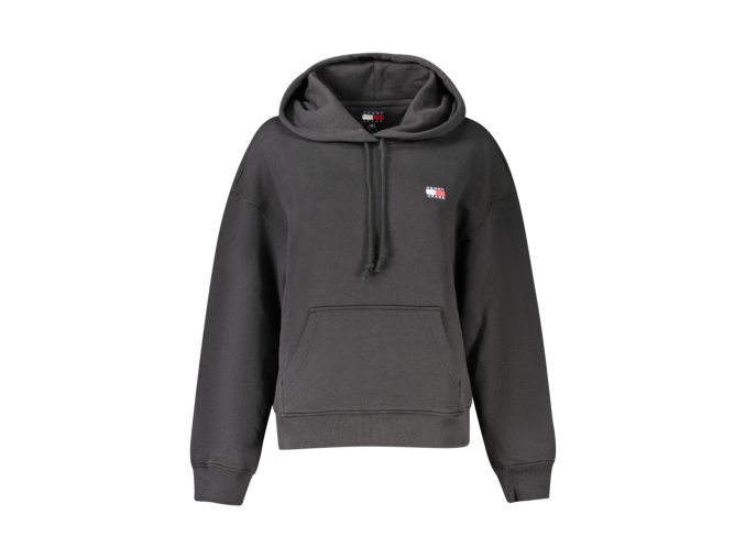 Dámska Mikina bez zipsu Tommy Hilfiger Čierna