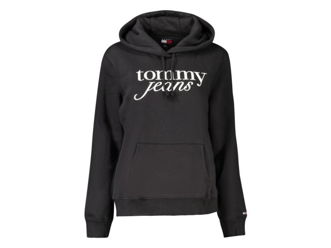 Dámska Mikina bez zipsu Tommy Hilfiger Čierna