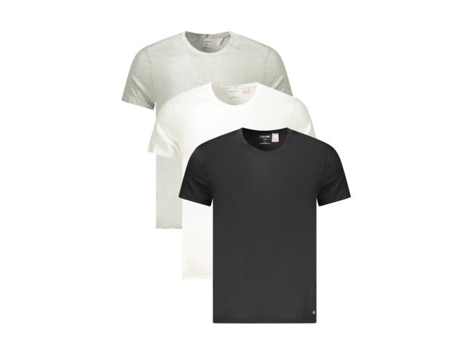 Calvin Klein Perfektné Pánske Tričko Krátky Rukáv Šedá