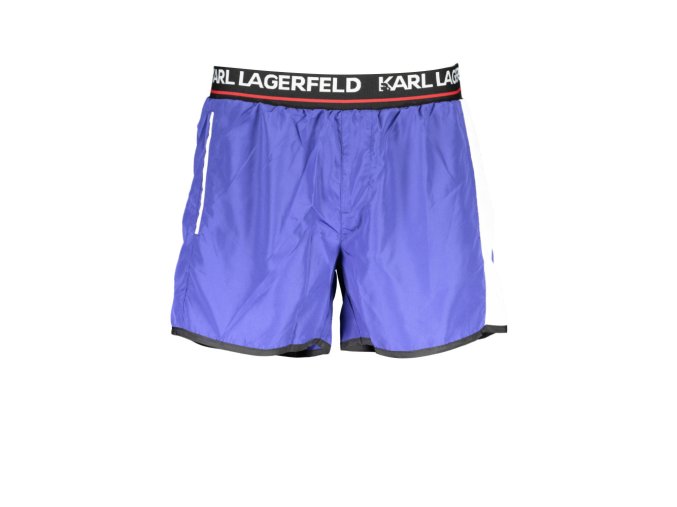 KARL LAGERFELD BEACHWEAR Perfektné Pánske Plavky Modrá (Veľkosť 2XL, Farba modrá)