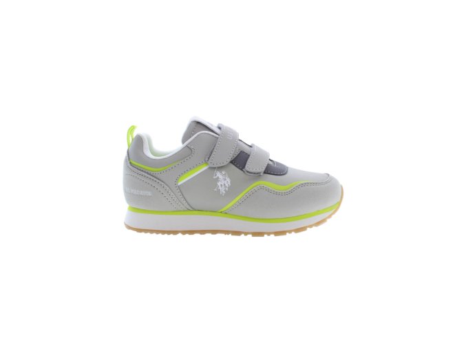 U.S. POLO BEST PRICE Us Polo Best Price Športová obuv pre deti Grey (Veľkosť 27, Farba šedá)