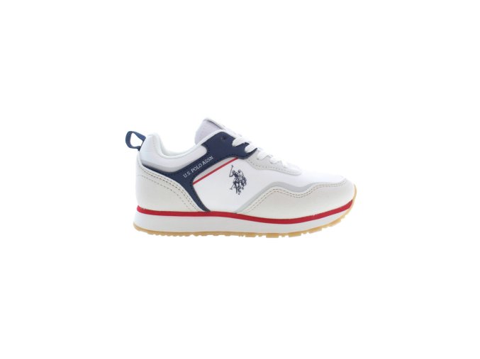 U.S. POLO BEST PRICE Us Polo Best Price Detská športová obuv White (Veľkosť 27, Farba Biela)