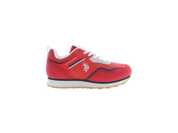 U.S. POLO BEST PRICE Us Polo Best Price Detská športová obuv Red (Veľkosť 27, Farba červená)
