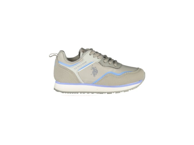 U.S. POLO ASSN. Us Polo Assn športová obuv pre deti sivá (Veľkosť 27, Farba šedá)