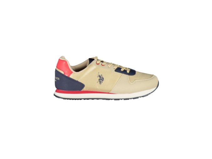 U.S. POLO ASSN. Us Polo Assn športová obuv pre deti béžová (Veľkosť 27, Farba Bežová)