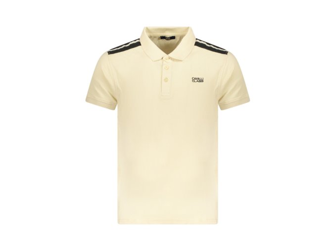 Pánska Polokošeľa CAVALLI CLASS Béžová (Veľkosť M, Farba Bežová)