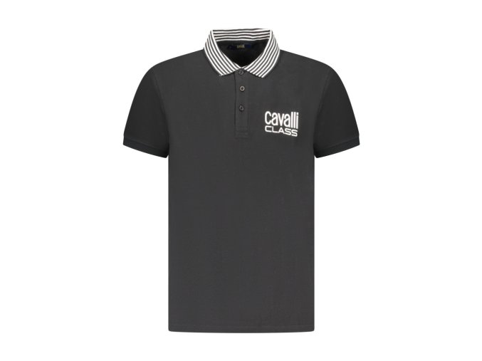 Pánska Polokošeľa CAVALLI CLASS Čierna (Veľkosť M, Farba čierna)