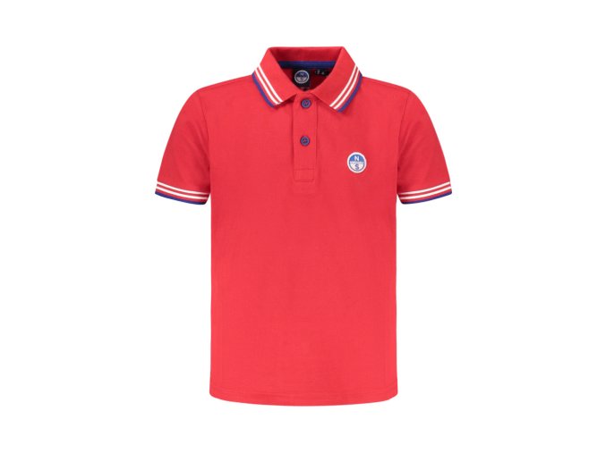 NORTH SAILS North Sails Polo s krátkymi rukávmi Baby Red (Veľkosť 14A, Farba červená)