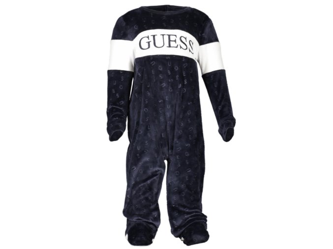 GUESS JEANS Guess Jeans Chlapčenská bunda Blue (Veľkosť 0-3M, Farba modrá)