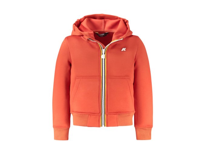 K-WAY K Way športová bunda detská oranžová (Veľkosť 14A, Farba oranžová)