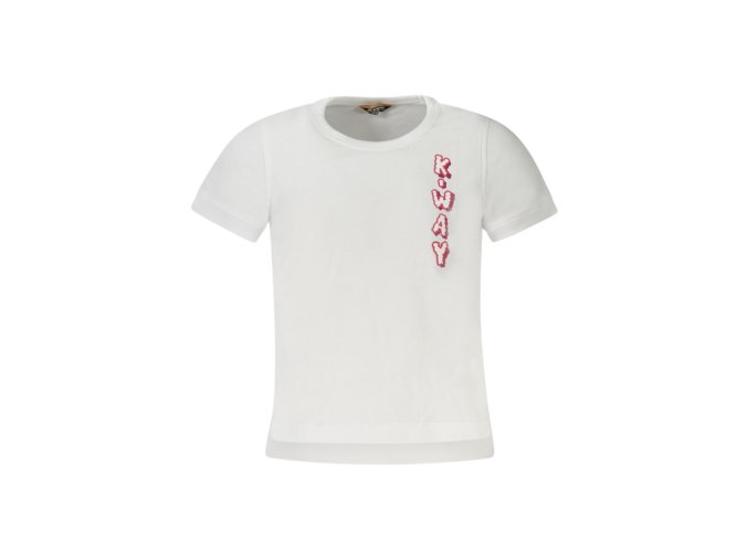 K-WAY K Way tričko s krátkym rukávom Girl White (Veľkosť 3A, Farba Biela)