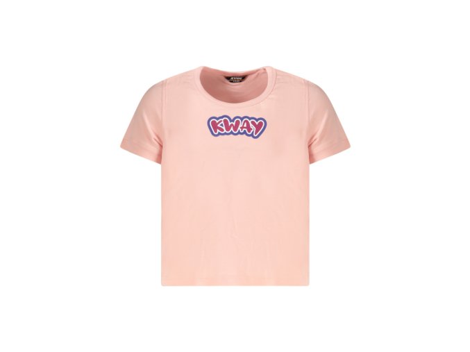 K-WAY K Way tričko s krátkym rukávom Girl Pink (Veľkosť 3A, Farba ružová)
