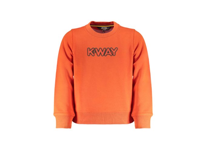 K-WAY K Way Detská mikina bez zipsu Orange (Veľkosť 8A, Farba oranžová)