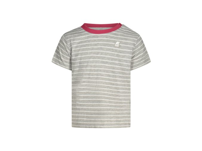 K-WAY K Way tričko s krátkym rukávom Girl Grey (Veľkosť 18M, Farba šedá)