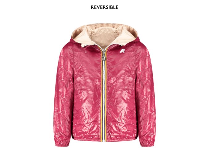 K-WAY K Way Dievčenská športová bunda Pink (Veľkosť 4A, Farba ružová)