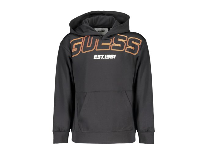 GUESS JEANS Guess Jeans Mikina Zipless Child Black (Veľkosť 4A, Farba čierna)