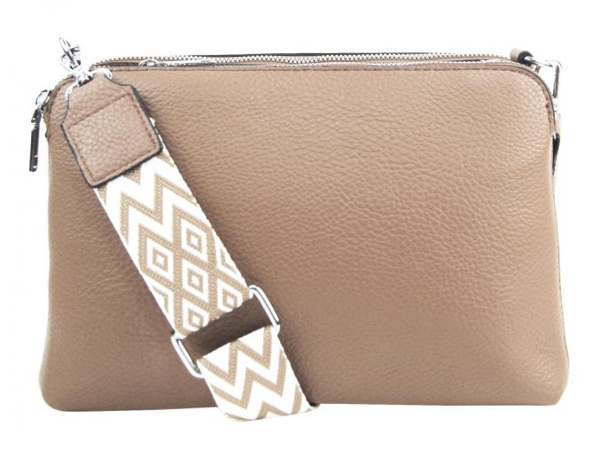 crossbody damska kabelka 230 latte hneda