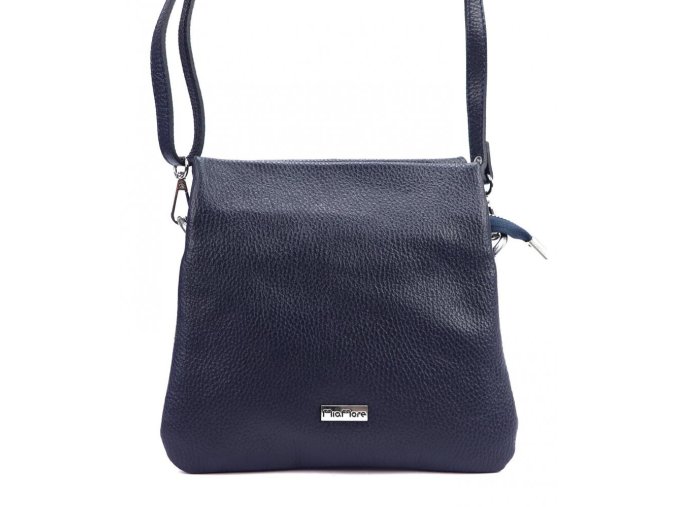kozena damska crossbody kabelka miamore 01 022 tmava modra