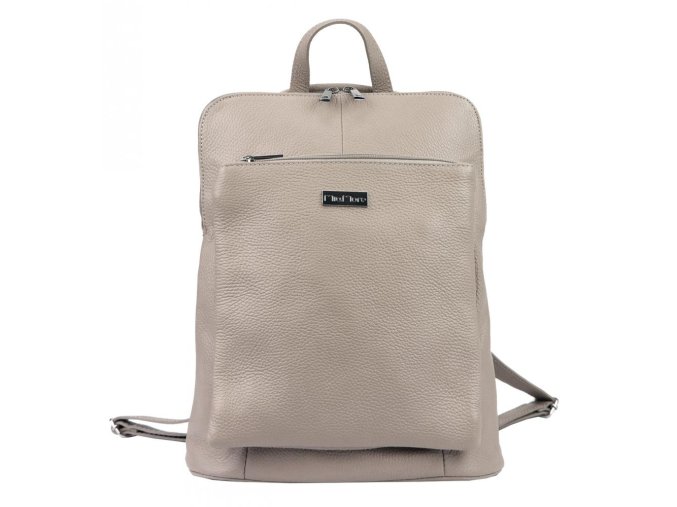 kozeny damsky batoh 01 015 tmave bezovy