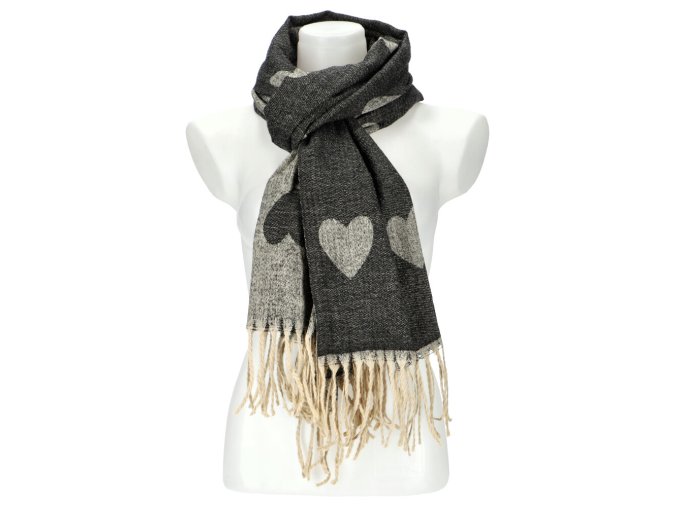 zimni damska sala hw59092 cerna