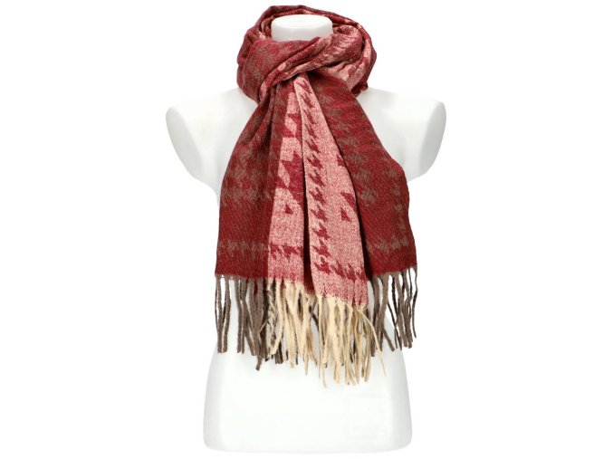 zimni damska sala hw59097 bordova