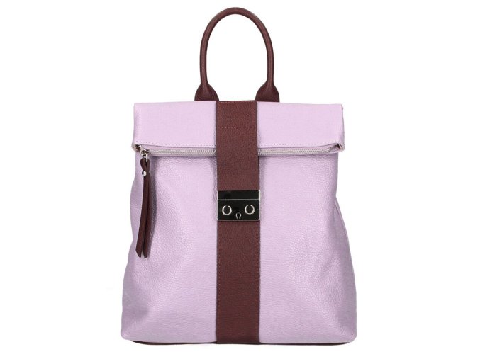 kozeny damsky batuzek diva s7173 fialovo hnedy