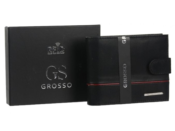 kozena panska penezenka tm 100r 32 black red 1