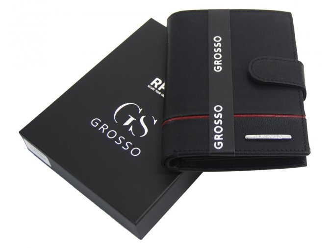 kozena panska penezenka tm 100r 073 black red 1