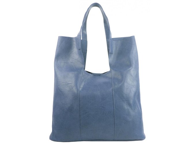 damska shopper kabelka 20238 denim modra