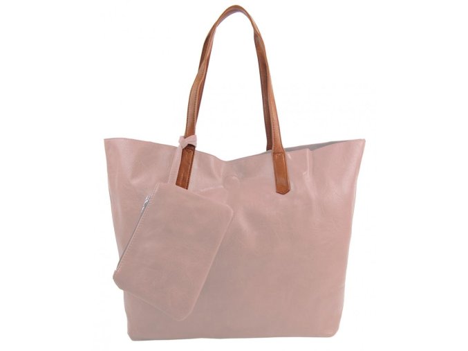 shopper damska kabelka h20233 ruzova